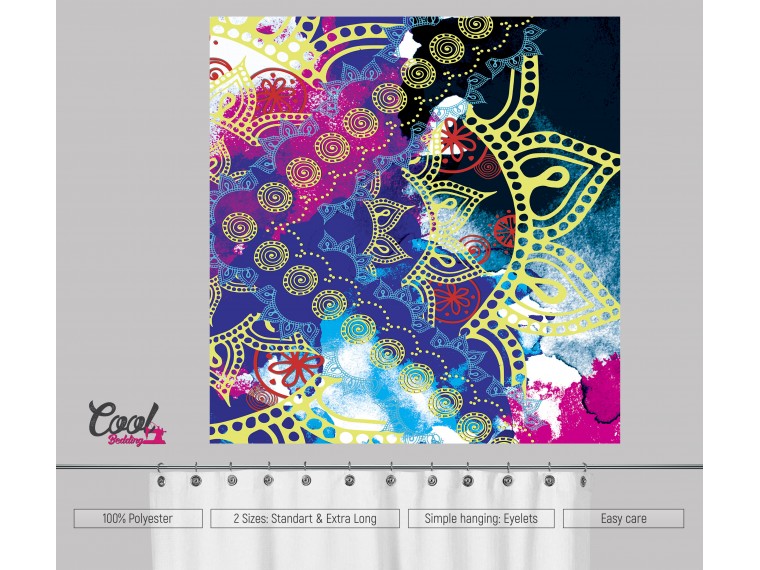 Завеса за баня Color Radiance Mandala